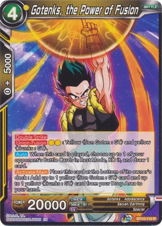 Gotenks, the Power of Fusion (BT10-112) [Rise of the Unison Warrior 2nd Edition] Parallel Foil