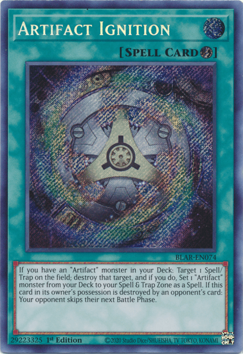 Artifact Ignition [BLAR-EN074] Secret Rare - Josh's Cards