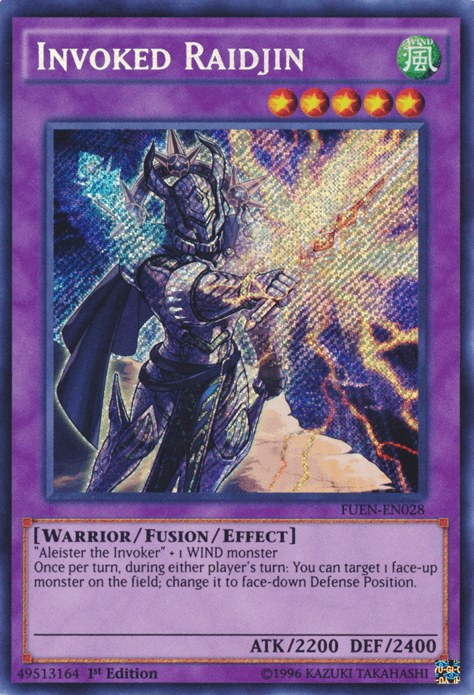 Invoked Raidjin [FUEN-EN028] Secret Rare - Josh's Cards