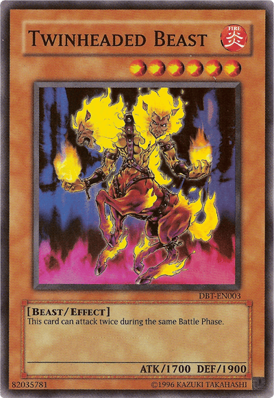 Twinheaded Beast [DBT-EN003] Super Rare - Josh's Cards