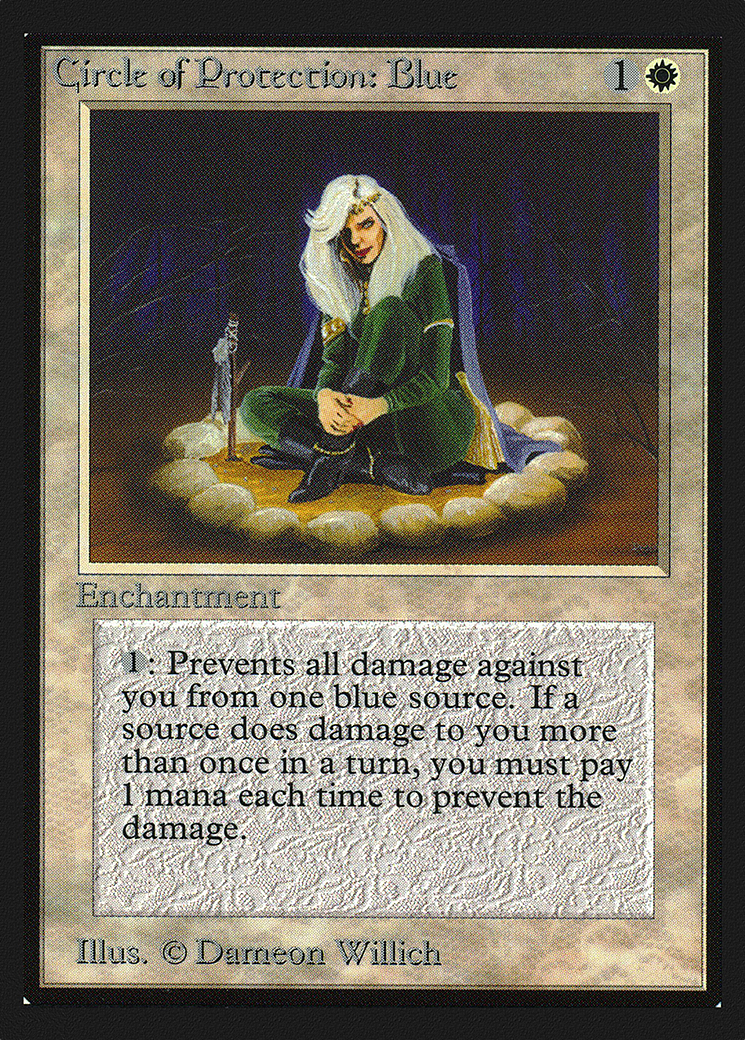 Circle of Protection: Blue (IED-) - Intl. Collectors' Edition