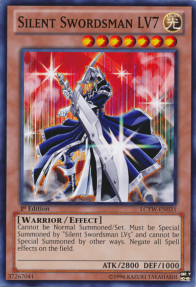 Silent Swordsman LV7 [LCYW-EN035] Common - Josh's Cards