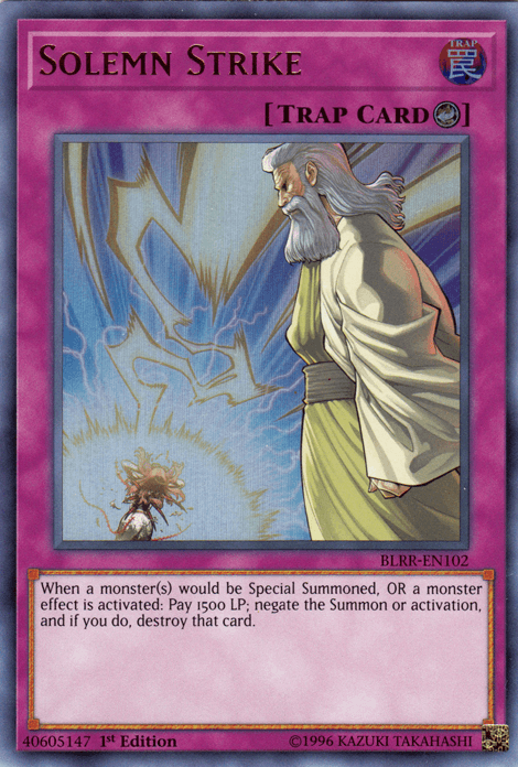 Solemn Strike [BLRR-EN102] Ultra Rare - Josh's Cards