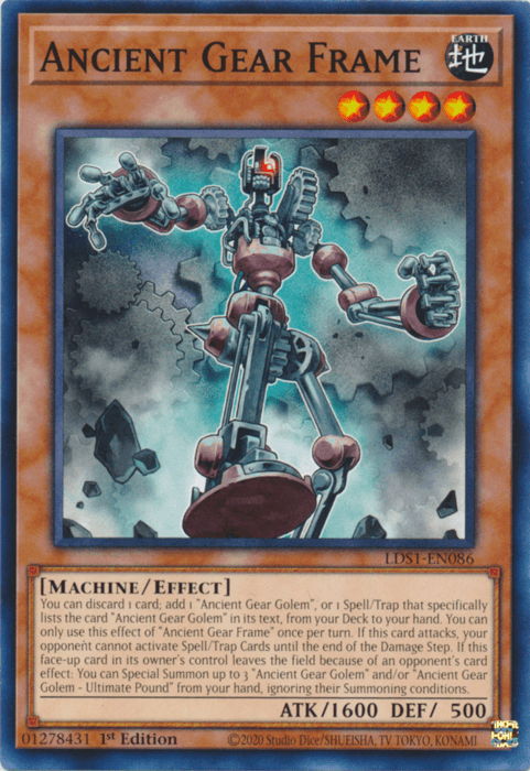 Ancient Gear Frame [LDS1-EN086] Common - Josh's Cards