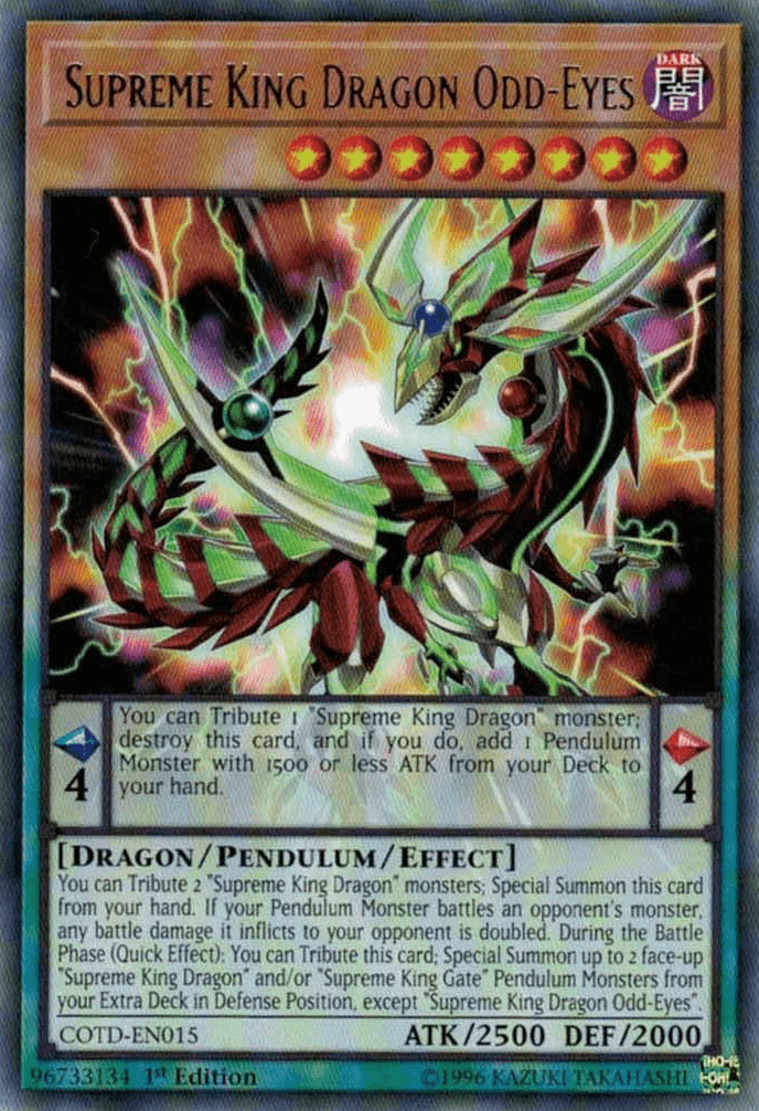 Supreme King Dragon Odd-Eyes [COTD-EN015] Rare - Josh's Cards