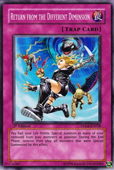 Return from the Different Dimension [DPKB-EN038] Super Rare - Josh's Cards