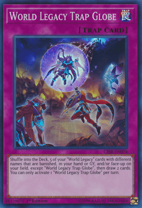 World Legacy Trap Globe [CIBR-EN074] Super Rare - Josh's Cards