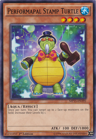 Performapal Stamp Turtle [MP15-EN195] Common - Josh's Cards
