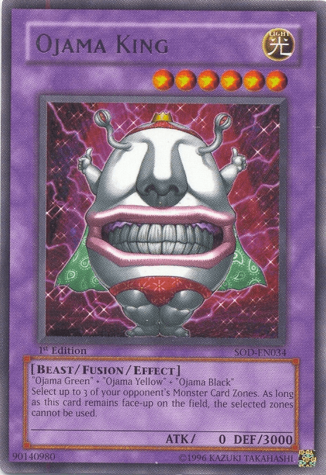 Ojama King [SOD-EN034] Rare - Josh's Cards