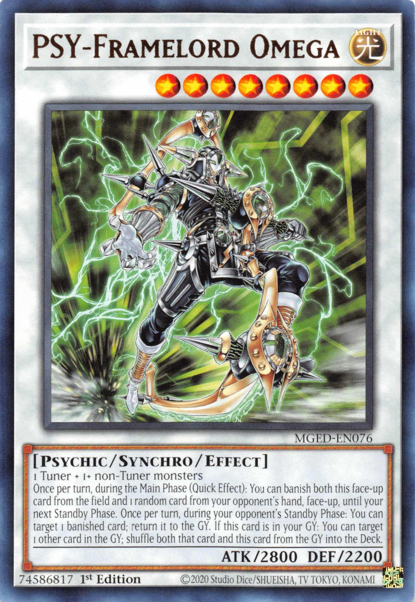 PSY-Framelord Omega [MGED-EN076] Rare - Josh's Cards
