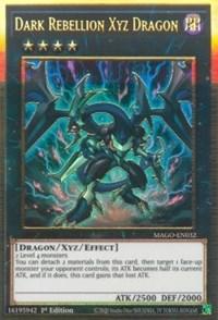 Dark Rebellion Xyz Dragon [MAGO-EN032] Gold Rare - Josh's Cards