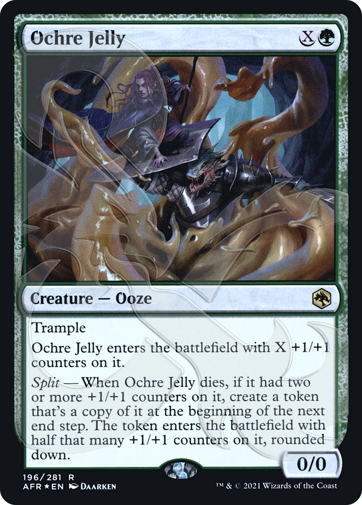 Ochre Jelly (AFR&-196A) - Adventures in the Forgotten Realms Promos Foil