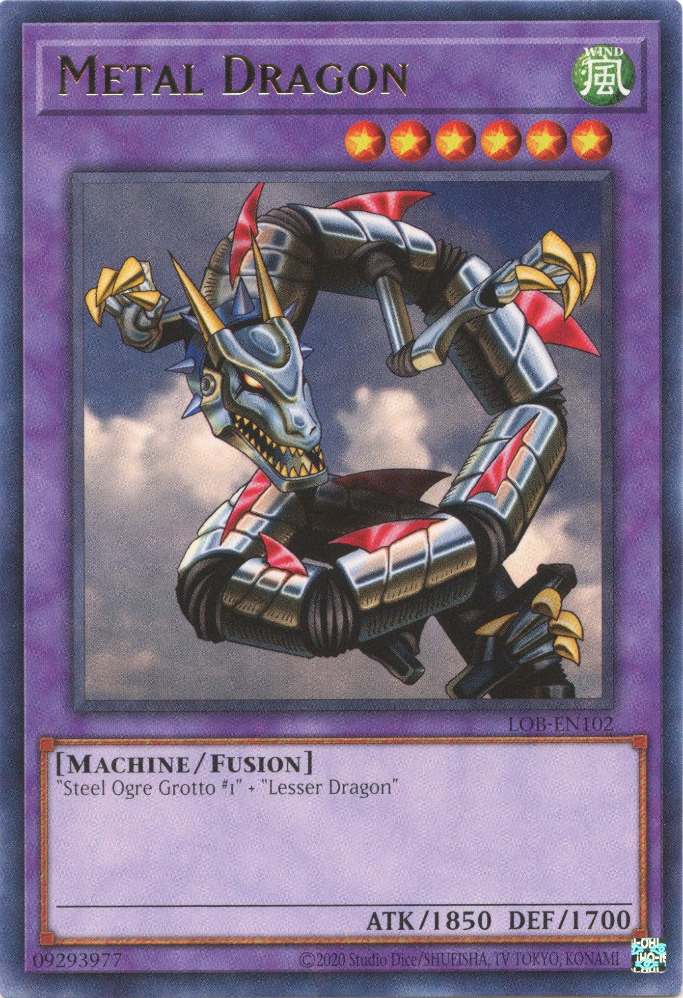 Metal Dragon (25th Anniversary) [LOB-EN102] Rare - Josh's Cards