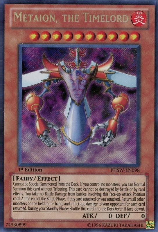 Metaion, the Timelord [PHSW-EN098] Secret Rare - Josh's Cards