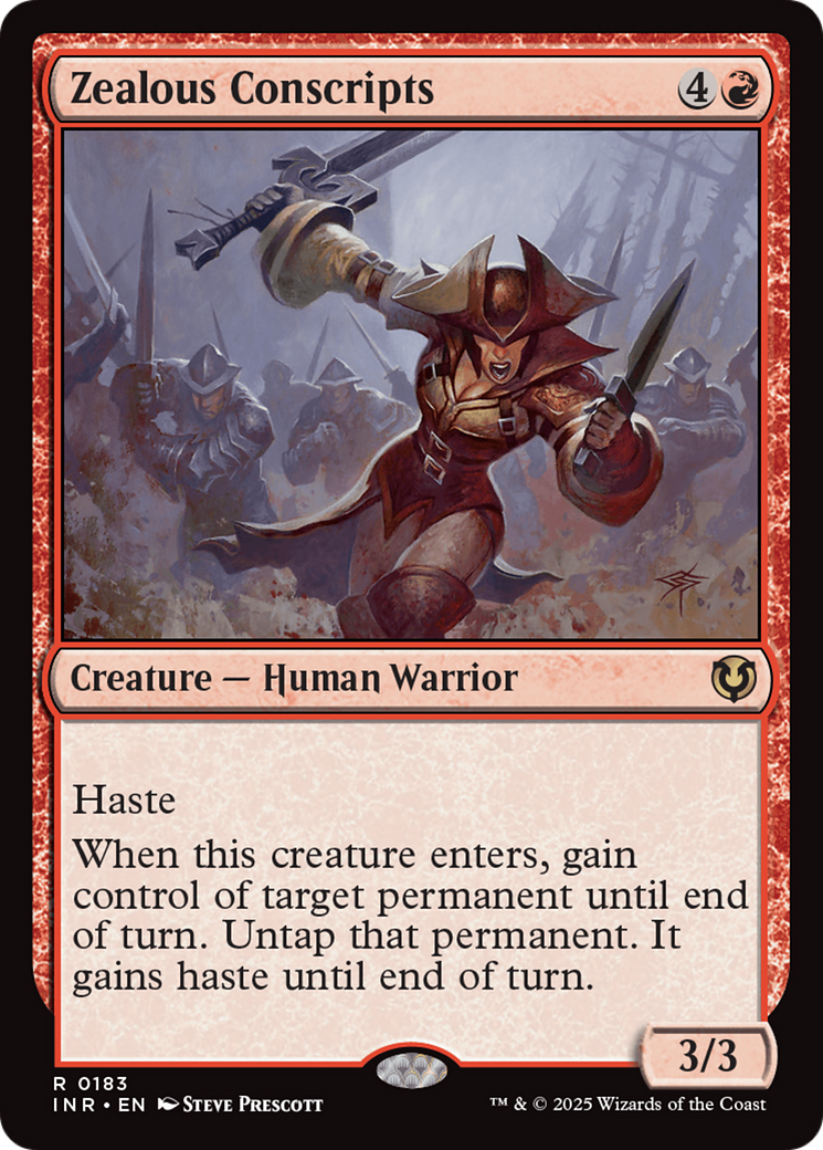 Zealous Conscripts (INR-183) - Innistrad Remastered Foil