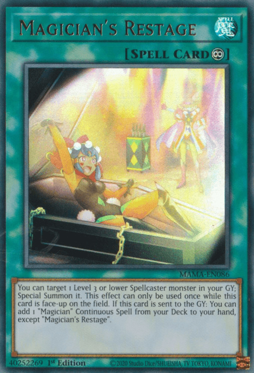 Magician's Restage [MAMA-EN086] Ultra Rare - Josh's Cards