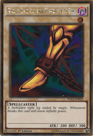 Right Leg of the Forbidden One [PGL2-EN022] Gold Rare - Josh's Cards