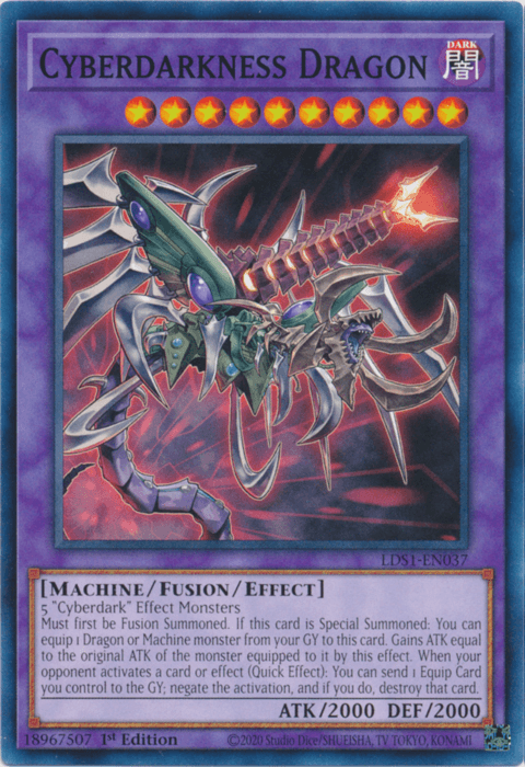 Cyberdarkness Dragon [LDS1-EN037] Common - Josh's Cards