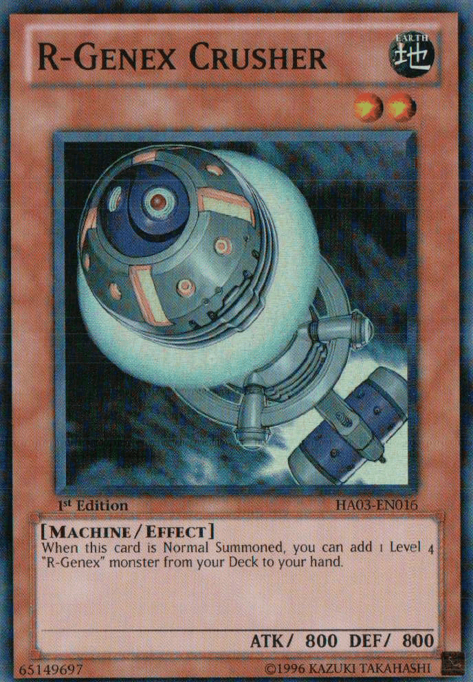 R-Genex Crusher [HA03-EN016] Super Rare - Josh's Cards