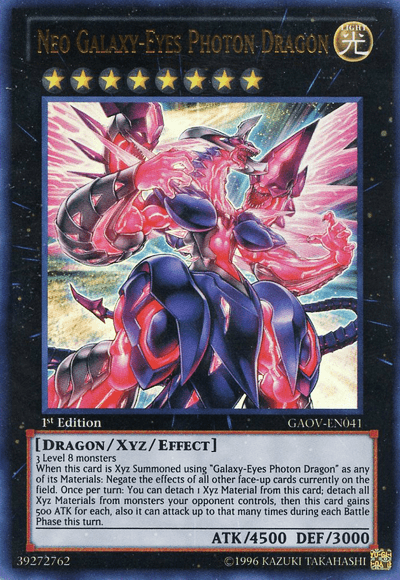 Neo Galaxy-Eyes Photon Dragon [GAOV-EN041] Ultra Rare - Josh's Cards
