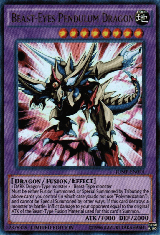 Beast-Eyes Pendulum Dragon [JUMP-EN074] Ultra Rare - Josh's Cards