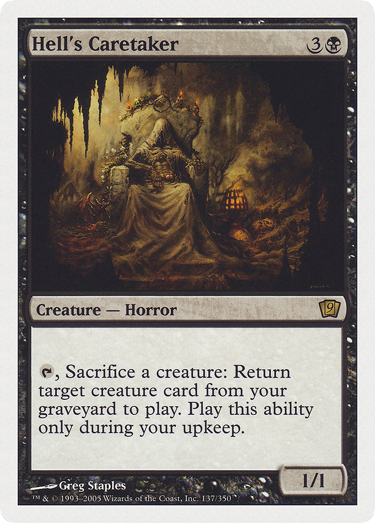 Hell's Caretaker [Ninth Edition] Foil