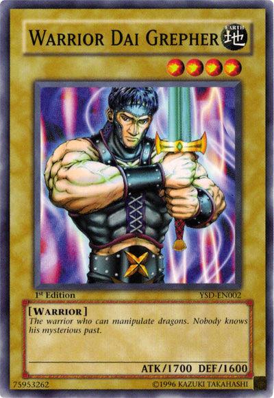 Warrior Dai Grepher [YSD-EN002] Common - Josh's Cards