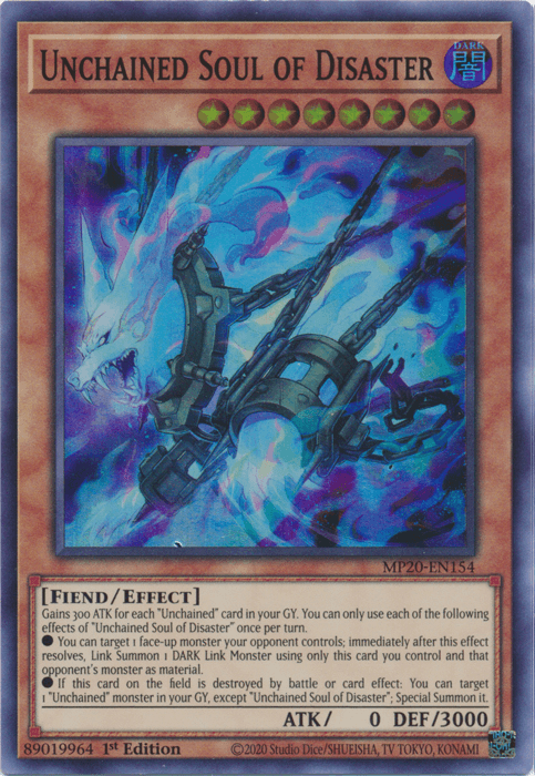 Unchained Soul of Disaster [MP20-EN154] Super Rare - Josh's Cards