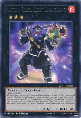 Battlin' Boxer Cheat Commissioner [MP14-EN160] Rare - Josh's Cards
