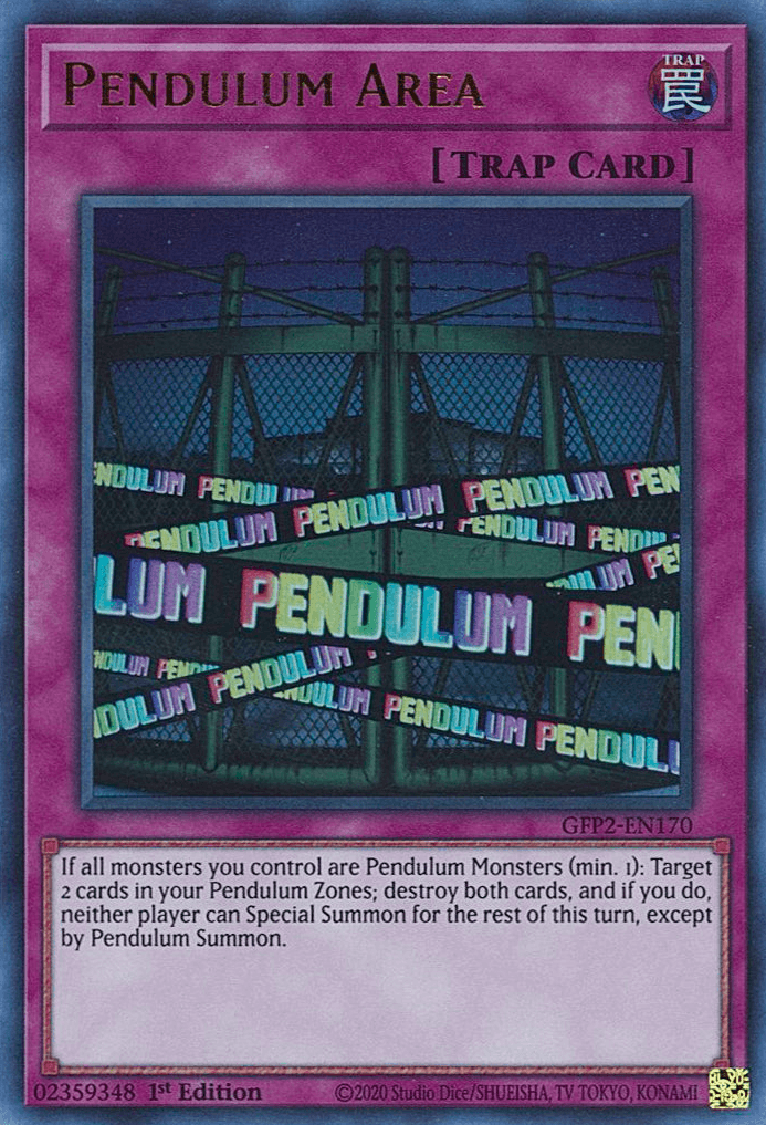 Pendulum Area [GFP2-EN170] Ultra Rare - Josh's Cards