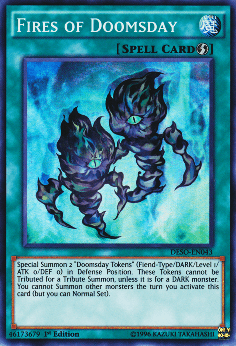 Fires of Doomsday [DESO-EN043] Super Rare - Josh's Cards