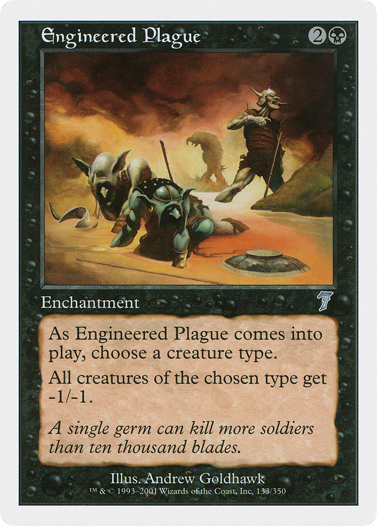Engineered Plague [Seventh Edition] Foil