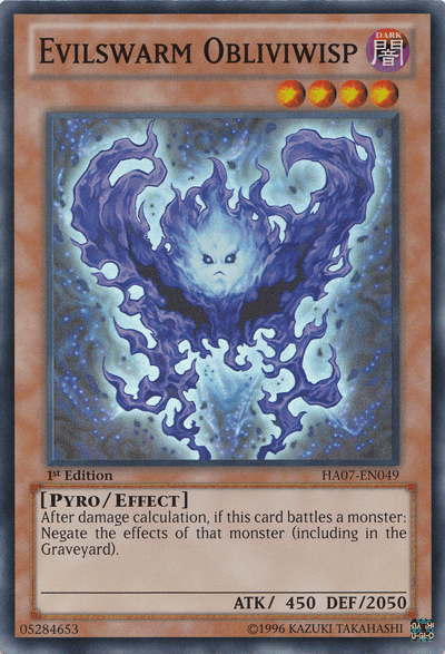 Evilswarm Obliviwisp [HA07-EN049] Super Rare - Josh's Cards