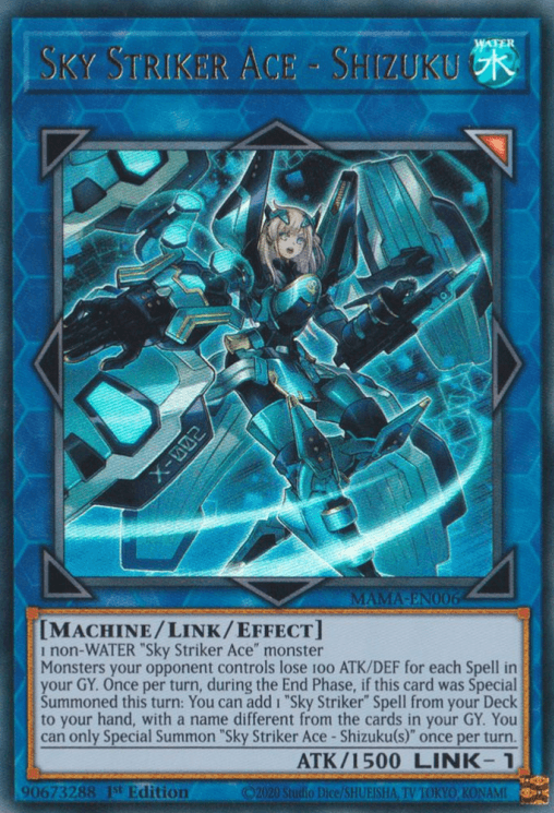 Sky Striker Ace - Shizuku [MAMA-EN006] Ultra Rare - Josh's Cards