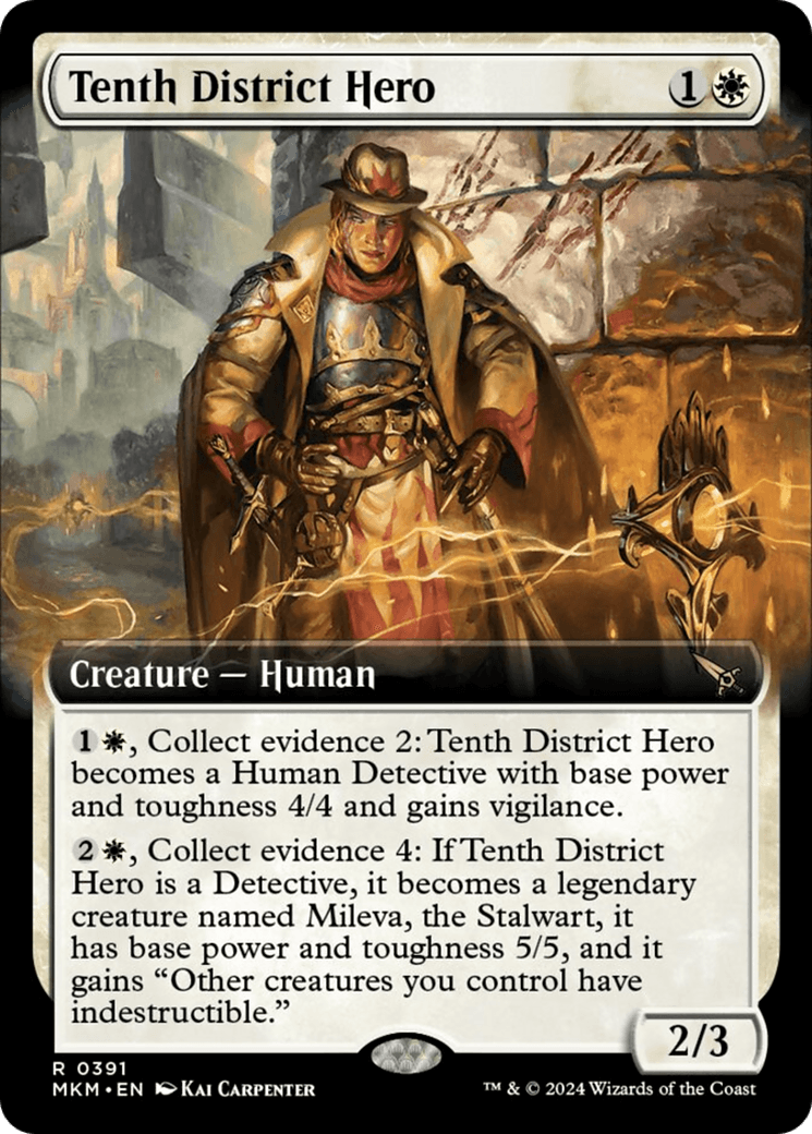 Tenth District Hero (Extended Art) [Murders at Karlov Manor] - Josh's Cards