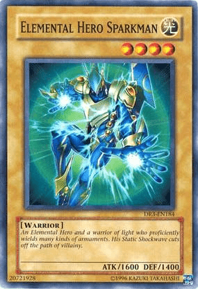 Elemental Hero Sparkman [DR3-EN184] Common - Josh's Cards