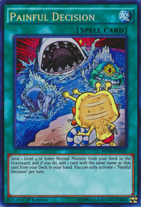 Painful Decision [MP16-EN151] Secret Rare - Josh's Cards