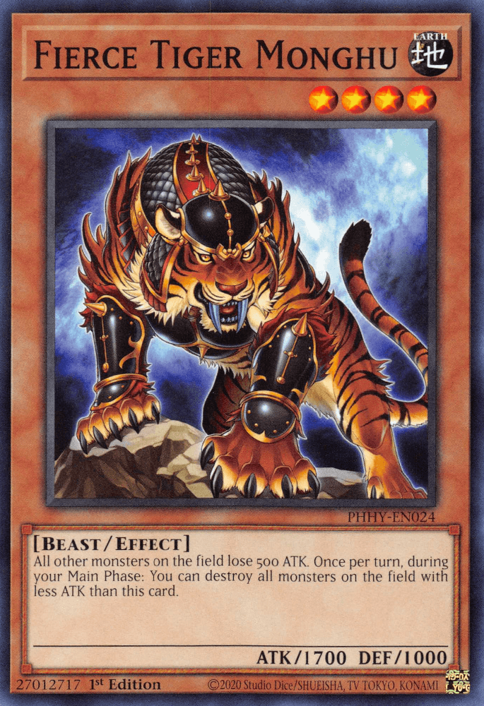 Fierce Tiger Monghu [PHHY-EN024] Common - Josh's Cards