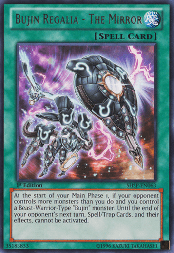 Bujin Regalia - The Mirror [SHSP-EN063] Rare - Josh's Cards