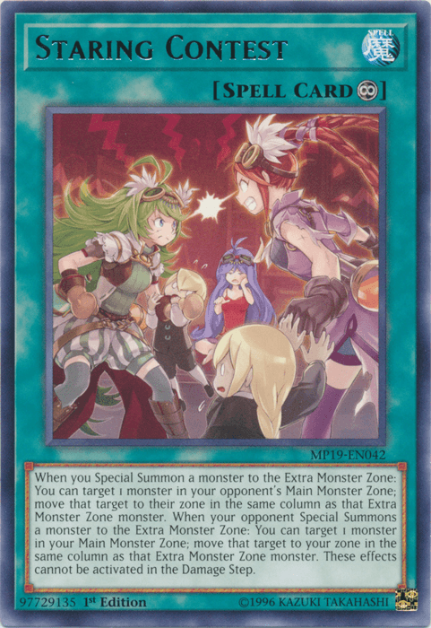 Staring Contest [MP19-EN042] Rare - Josh's Cards