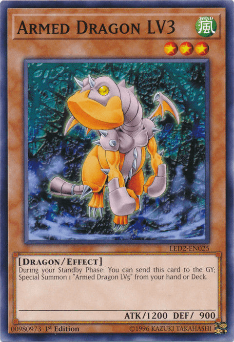 Armed Dragon LV3 [LED2-EN025] Common - Josh's Cards