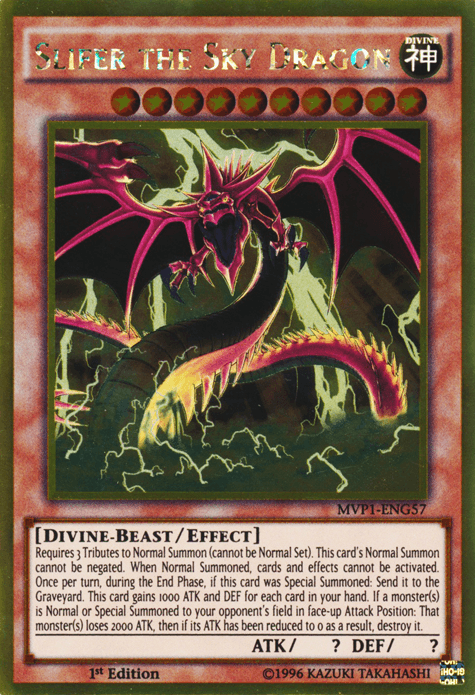 Slifer the Sky Dragon [MVP1-ENG57] Gold Rare - Josh's Cards