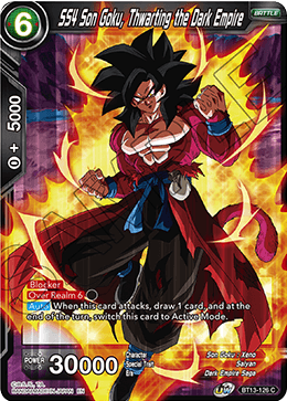 SS4 Son Goku, Thwarting the Dark Empire (Common) (BT13-126) [Supreme Rivalry] Parallel Foil