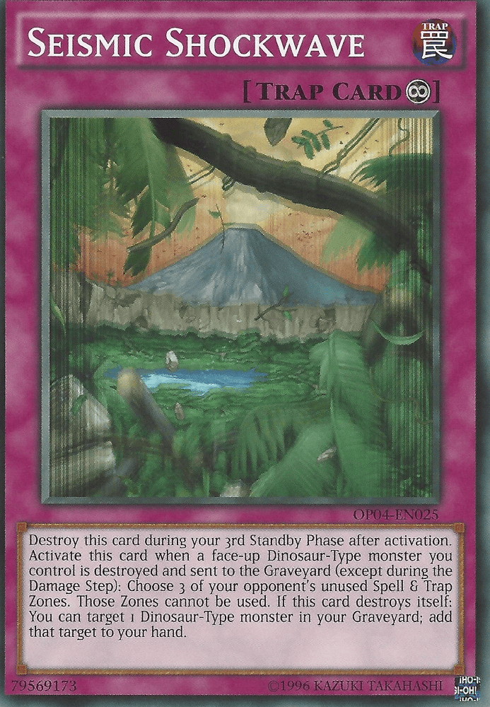 Seismic Shockwave [OP04-EN025] Common - Josh's Cards