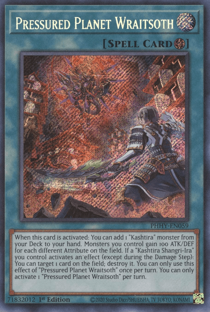 Pressured Planet Wraitsoth [PHHY-EN059] Secret Rare - Josh's Cards