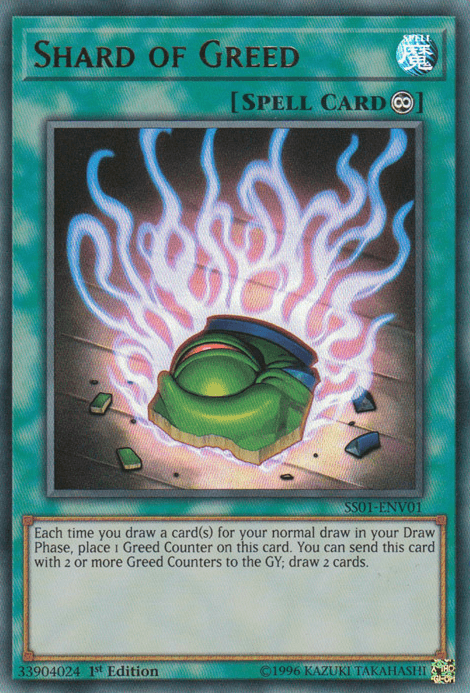 Shard of Greed [SS01-ENV01] Ultra Rare - Josh's Cards