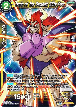 Tardo of the Demonic Elite Four (BT11-108) [Vermilion Bloodline] Parallel Foil