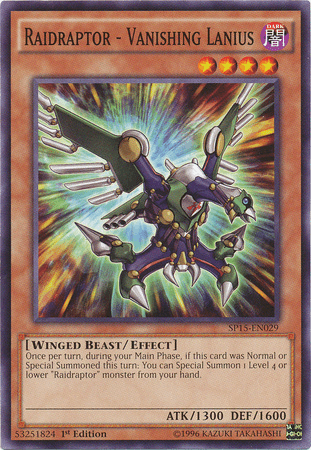 Raidraptor - Vanishing Lanius [SP15-EN029] Common - Josh's Cards