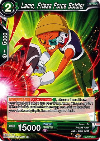 Lemo, Frieza Force Soldier (Starter Deck - Rising Broly) (SD8-06) [Destroyer Kings] Parallel Foil