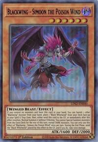 Blackwing - Simoon the Poison Wind (Blue) [LDS2-EN040] Ultra Rare - Josh's Cards